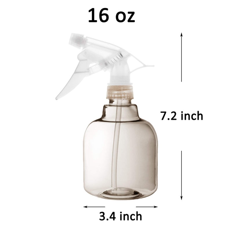 Youngever 6 Pack Empty Plastic Spray Bottles, 6 Assorted Colors (16 Ounce) - Image 3